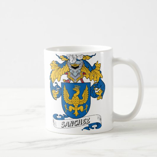 Sanchez-Familienwappen Kaffeetasse (Rechts)