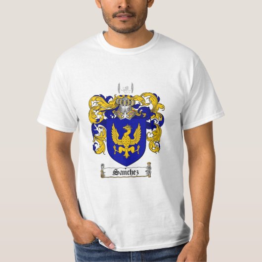 Sanchez-Familienwappen - Sanchez-Wappen T-Shirt (Vorderseite)