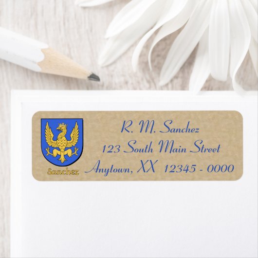 Sanchez Heraldic Shield (Insitu)