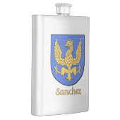Sanchez Heraldic Shield Flachmann (Rechts)