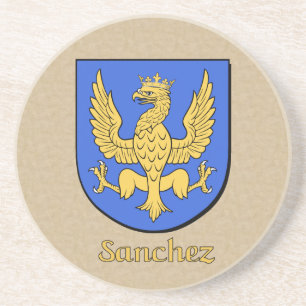 Sanchez Heraldic Shield Untersetzer