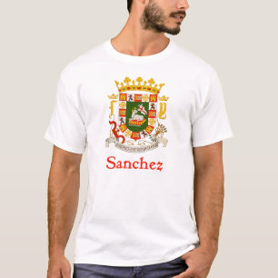 Sanchez-Schild von Puerto Rico T-Shirt