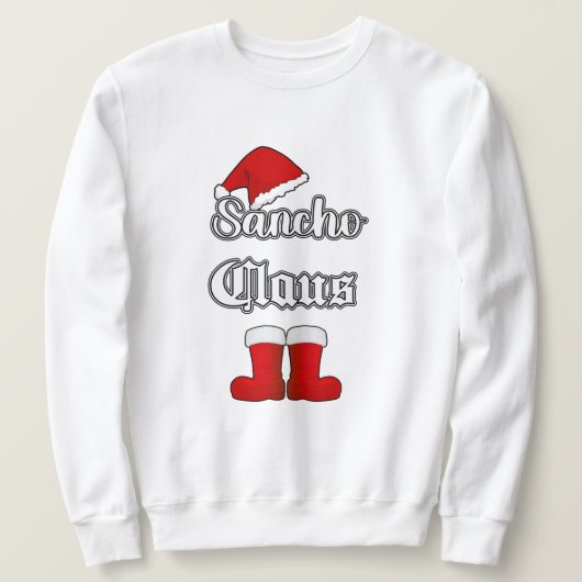 Sancho Claus Funny Christmas Sweatshirt (Design vorne)