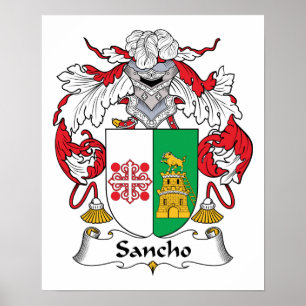 Sancho-Familienwappen Poster