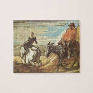 Sancho Panza, Don Quichote durch Honore Daumier Puzzle