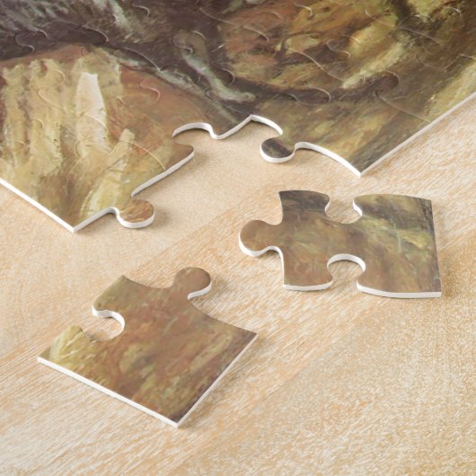 Sancho Panza, Don Quichote durch Honore Daumier Puzzle (Seite)