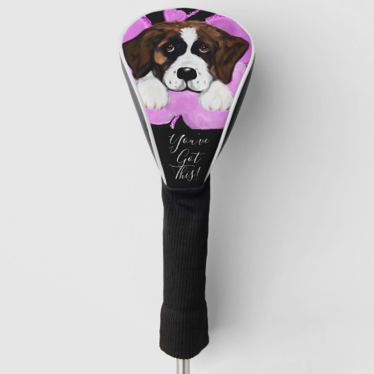 SANCT-BERNARD-HUND GOLF HEADCOVER (Vorderseite)