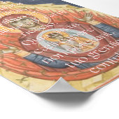 Sancta et Immaculata Print Poster (Ecke)