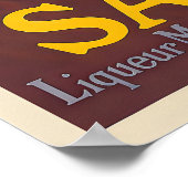 Sancta Liqueur Merveilleuse from Faverney Abbey Poster (Ecke)