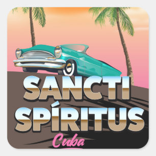 Sancti Spíritus Kuba Quadratischer Aufkleber