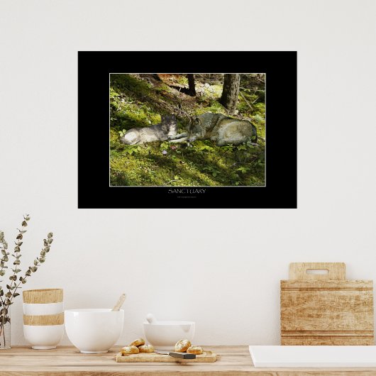 SANCTUARY Art Poster (Küche)