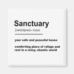 Sanctuary Definition Magnet