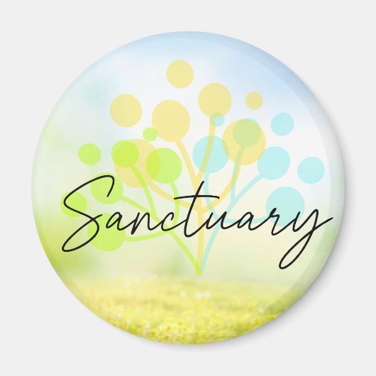 Sanctuary Round Magnet (Vorne)