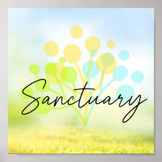 Sanctuary Stress Free Wall Poster