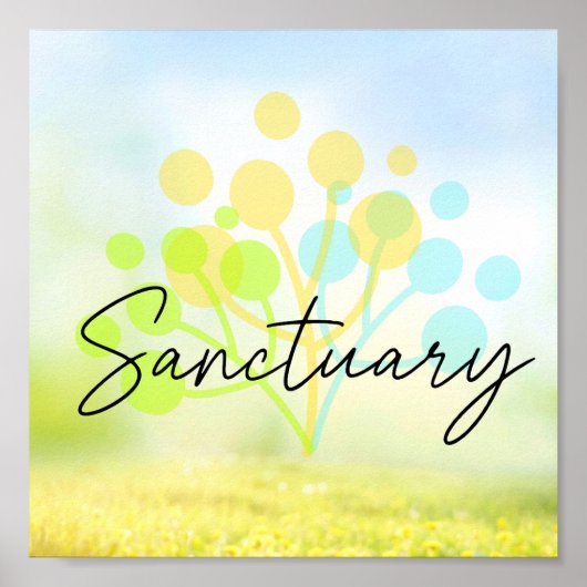 Sanctuary Stress Free Wall Poster (Vorne)