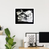 "Sanctum Limited Edition Black/White Print Poster (Heimbüro)