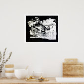 "Sanctum Limited Edition Black/White Print Poster (Küche)