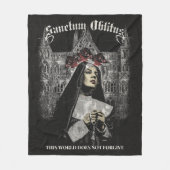 Sanctum Oblitus - Gothic Streetwear Design Fleecedecke (Vorderseite)