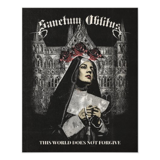 Sanctum Oblitus - Gothic Streetwear Design Fotodruck (Vorne)