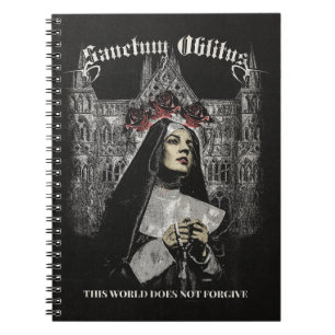 Sanctum Oblitus - Gothic Streetwear Design Notizblock