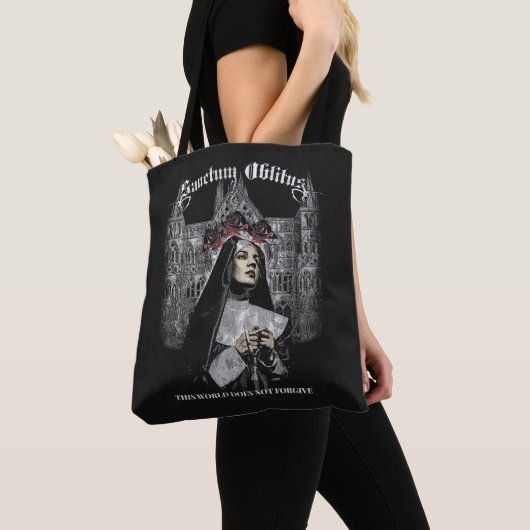 Sanctum Oblitus - Gothic Streetwear Design Tasche (Von Nahem)