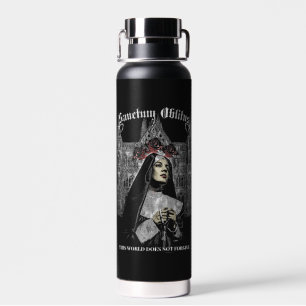 Sanctum Oblitus - Gothic Streetwear Design Trinkflasche