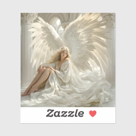 Sanctum of Wings - Engel in den Hallen des Lichts Aufkleber (Blatt)