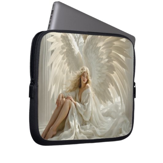Sanctum of Wings - Engel in den Hallen des Lichts Laptopschutzhülle (Vorne Rechts)