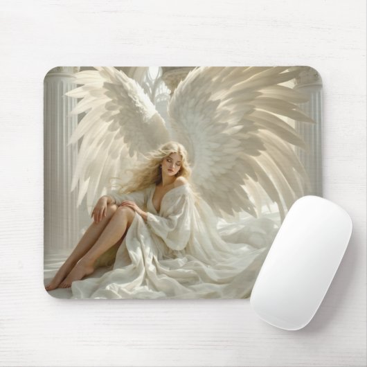 Sanctum of Wings - Engel in den Hallen des Lichts Mousepad (Mit Mouse)