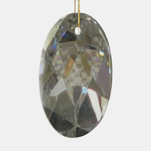 Sancy Diamond – Diamant Keramik Ornament (Rechts)