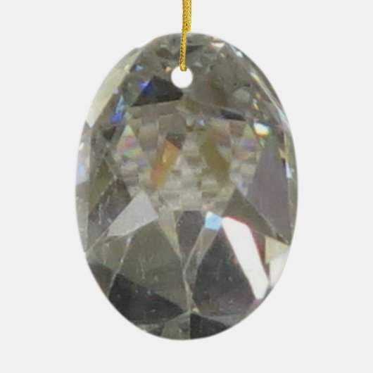 Sancy Diamond – Diamant Keramik Ornament (Vorne)