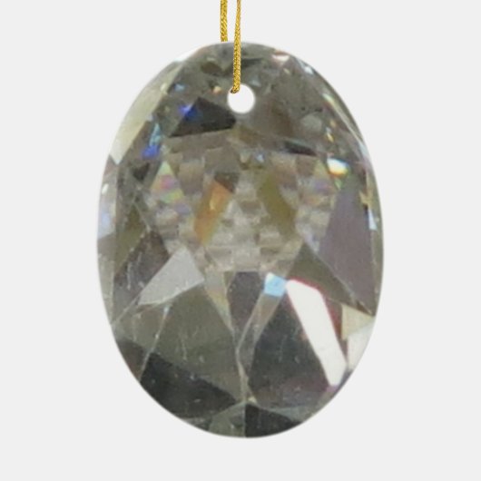 Sancy Diamond – Diamant Keramik Ornament (Hinten)