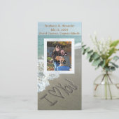 Sand am Strand, ich Liebe dir Ankündigung (Stehend Vorderseite)