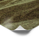 Sand am Strand Poster (Ecke)