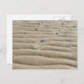Sand an der Nordsee Postkarte (Vorne/Hinten)