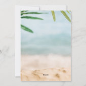 Sand and and Sea Beach Foto Weihnachten (Rückseite)