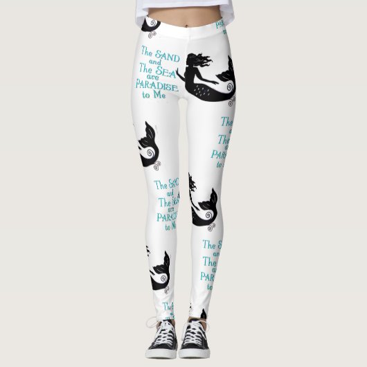 Sand and Sea Beach Mermaid Thunder_Cove Leggings (Vorderseite)