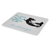 Sand and Sea Beach Mermaid Thunder_Cove Schneidebrett (Ecke)
