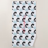 Sand and Sea Beach Mermaid Thunder_Cove Strandtuch (Vorderseite)