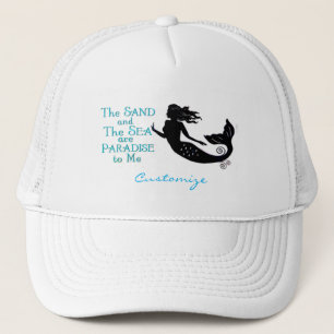 Sand and Sea Beach Mermaid Thunder_Cove Truckerkappe