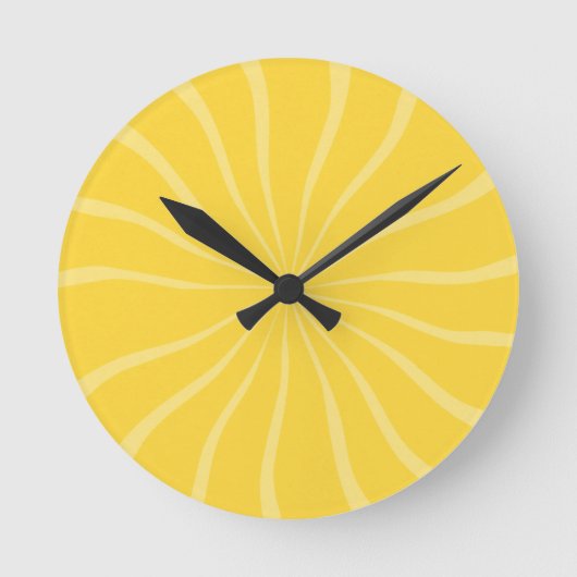 SAND AND SEA BRIGHT YELLOW SUNSHINE SUN RAYS SUMME RUNDE WANDUHR (Vorderseite)