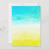 Sand and Sea Palm Beach Einladung (Rückseite)