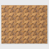 Sand auf einem mit Texturen versehenen Papier Geschenkpapier (Flach)