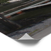 Sand Bar Marina, Lake Champlain Poster (Ecke)