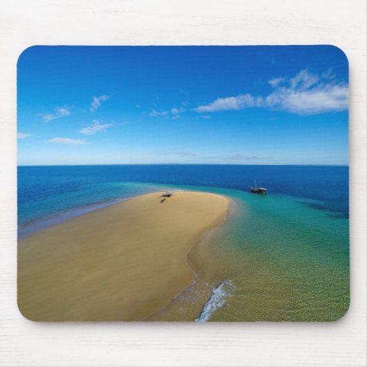Sand-Bar und Ibos-Insel des Dhow-|, Mosambik Mousepad (Vorne)