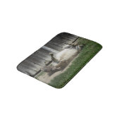 Sand Bathing Donkey Badematte (Schrägansicht)