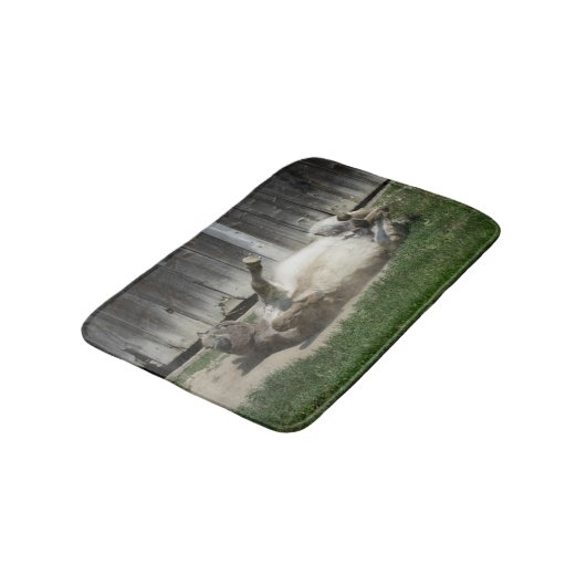 Sand Bathing Donkey Badematte (Schrägansicht)