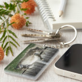 Sand Bathing Donkey Schlüsselanhänger (Vorderseite rechts)