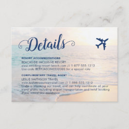 Sand Beach Hochzeiten Details Unterkünfte Reisen Begleitkarte