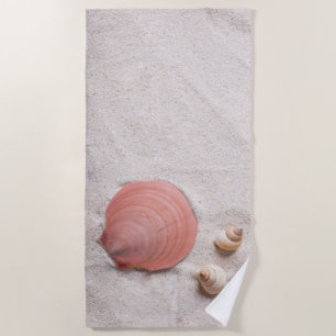Sand Beach Muscheln Strandtuch
